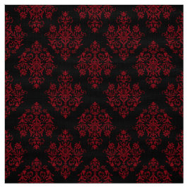 tecido Cor damasco preto Barroco ornamentado
