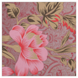 Tecido Cor damasco Têxtil Floral Rosa