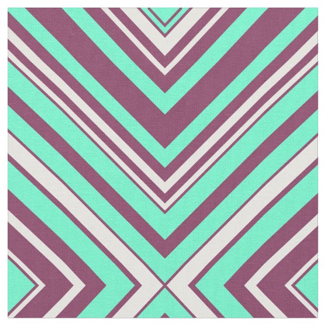 Tecido cor das linhas roxa e aqua (Detalhe)