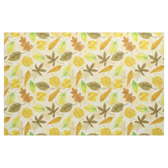 Tecido Cor de água do padrão do outono 2 (Fat Quarter)