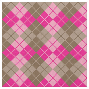 Tecido Cor-de-rosa-Brown Argyle