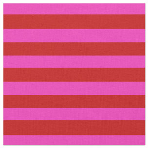 Tecido Cor de rosa claro, estribo vermelho brilhante, lis