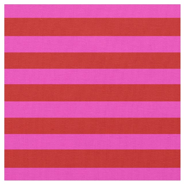 Tecido Cor de rosa claro, estribo vermelho brilhante, lis (Detalhe)