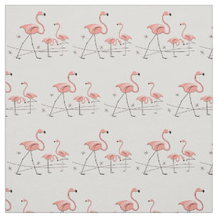 Tecido cor-de-rosa do trio 2 dos flamingos