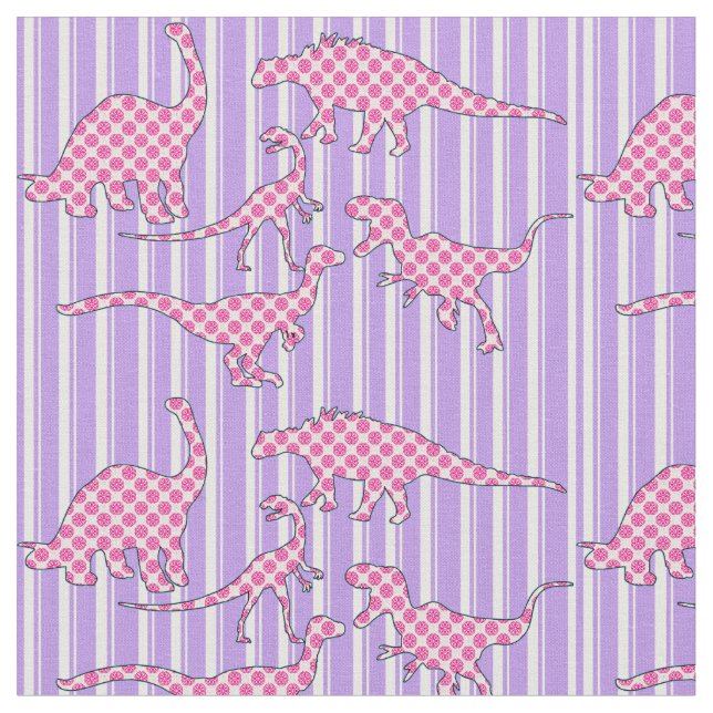 Tecido cor-de-rosa e roxo do dinossauro (Detalhe)