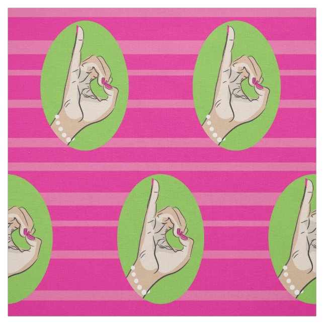 Tecido cor-de-rosa e verde bonito real (Modelo)