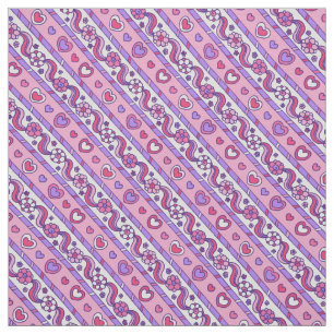 Tecido cor-de-rosa, flor do coração, cor-de-rosa