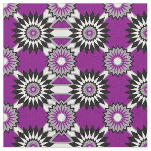 Tecido Cor do orgulho de assexualidade/padrão roxo espelh