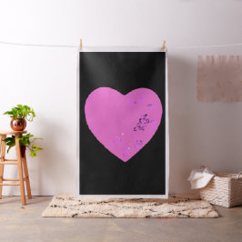 TECIDO CORAÇÃO DE TINTA