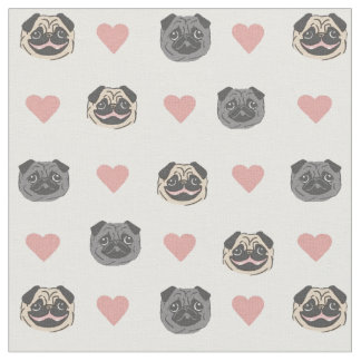 Tecido coração do pug