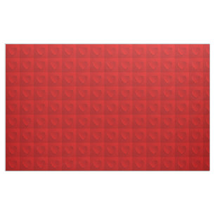 Tecido Coração Vermelho Elegante Moderno de Luxo