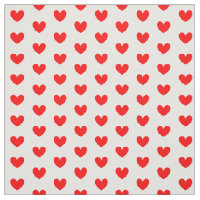 Corações de Amor Branco Vermelho Padrão
