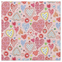 Corações Namorados bonitos adoram padrões cor-de-r