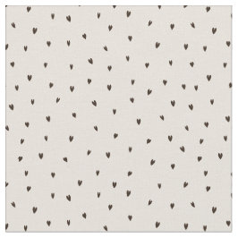 Tecido Corações Pretos Pequenos na Luz