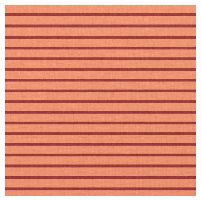 Tecido Coral e Stripes Vermelhas Escuras (Detalhe)