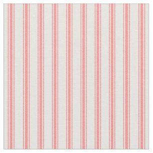 Tecido Coral e tiras de picada brancas