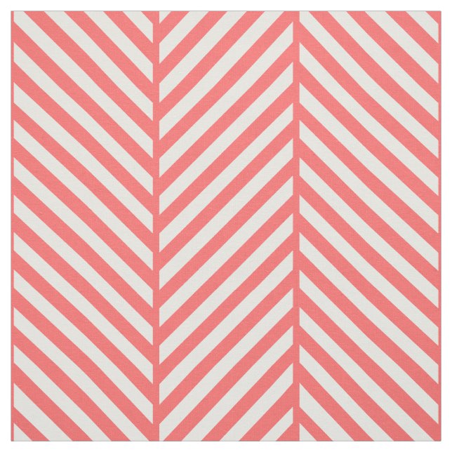 Tecido Coral Herringbone Grande Escala (Modelo)