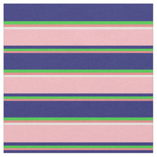 Tecido Coral, Verde limão, Azul, Rosa e Branco