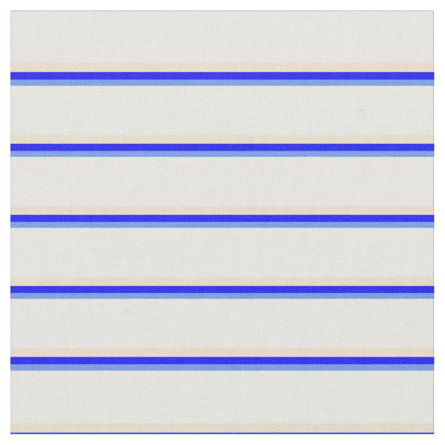 Tecido Corante Azul, Azul, Toneladas e Linhas Branco Colo (Detalhe)