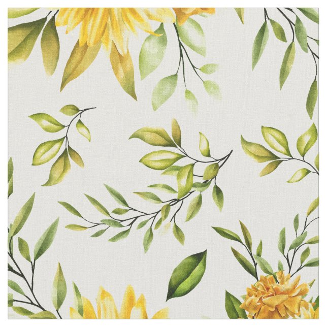 Tecido Cores d'água Girassol 8 (Detalhe)