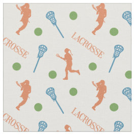 Tecido Cores Quentes do Leitor de Lacrosse Feminino Padrã