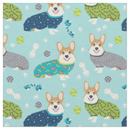 Tecido corgi em pjs