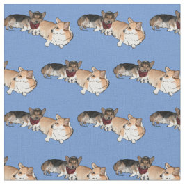 Tecido Corgis Welch