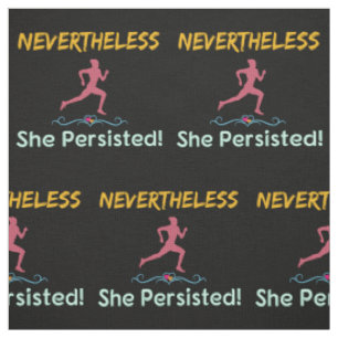 Tecido Corredora Feminista Apesar Disso Ela Persistiu