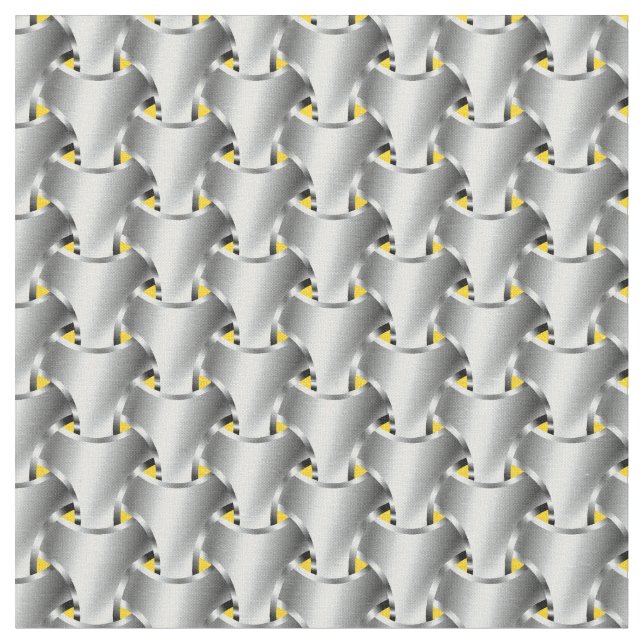 Tecido Correio Chain no amarelo (Detalhe)