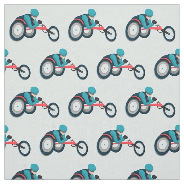 Tecido Corrida em cadeira de rodas (Modelo)