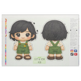 Tecido Corte e Costura Plushie - Costura infantil para in