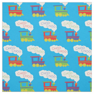 Tecido Cortês Choo Choo Trains Garotos Decor