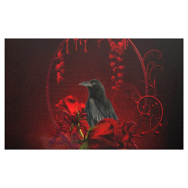 Tecido Corvo maravilhoso (Jarda)