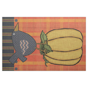 Tecido Corvo-Prim no Pumpkin Fat Quarter