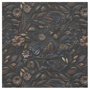 Tecido Couro roxo de cobre preto russo