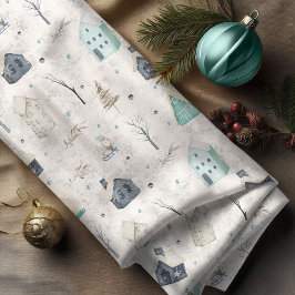 Tecido Cozy Home Teal ID985