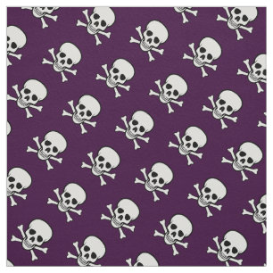 Tecido Crânio e teste padrão dos Crossbones