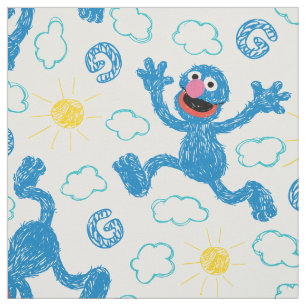 Tecido Crayon Grover Sunshine Patterno