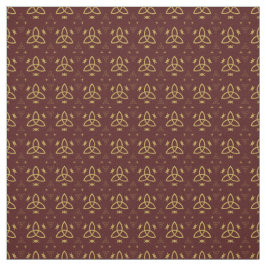 Tecido Create Your Own Gold Triquetra Moon Goddess Red