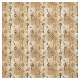 Tecido Create Your Own Magical Keys Golden