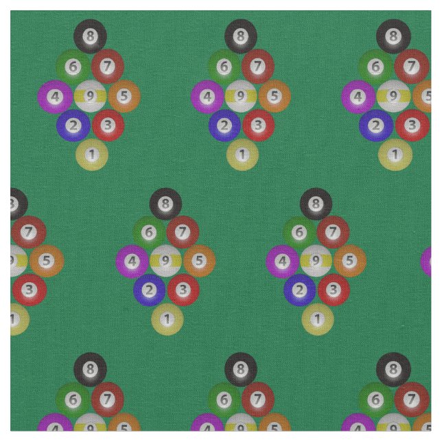 Tecido Cremalheira de salão de piscina de 9 bilhar da (Detalhe)