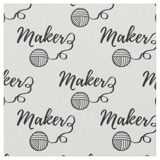 Tecido Criador ・ Tipografia de Yarn e Artesanatos (Detalhe)