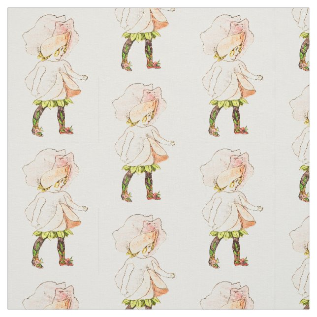 TECIDO CRIANÇA DE FLOR - TESTE PADRÃO FEERICAMENTE FLORAL (Modelo)