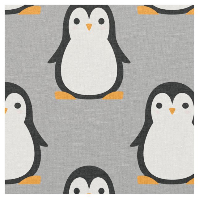 Tecido Crianças Bonitas Penguin Cartoon Baby Nursery (Detalhe)
