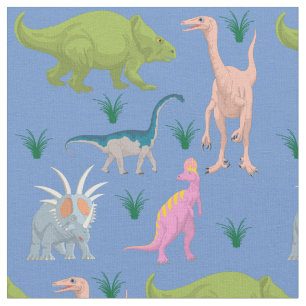 Tecido Crianças coloridas do Dinossauro, bebê nascente