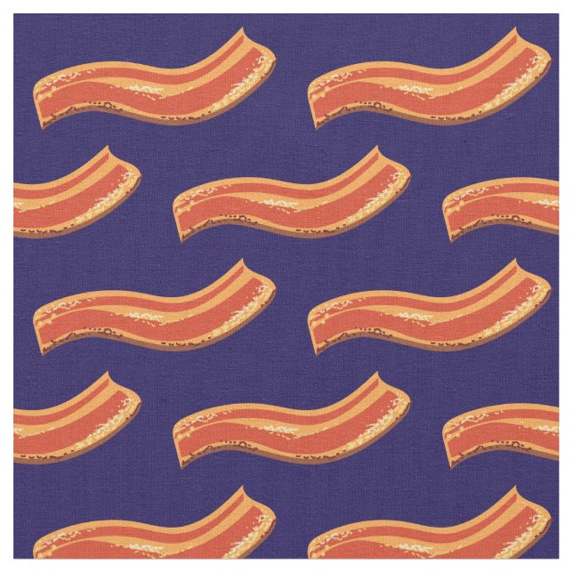Tecido Crianças Cute Brechfast Bacon (Detalhe)