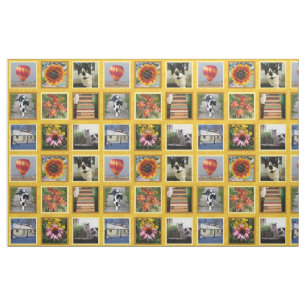 Tecido Criar seu próprio mel quadrado da foto de 9