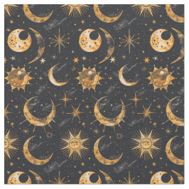 Tecido Crie a sua própria lua solar estrelas celestiais