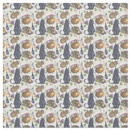 Tecido Crie a sua própria magia de Tarot de Gato Preto