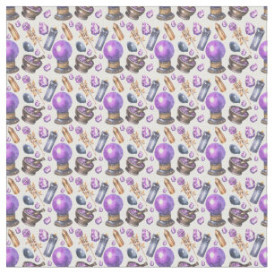 Tecido Crie Sua Própria Bola De Cristal Roxo